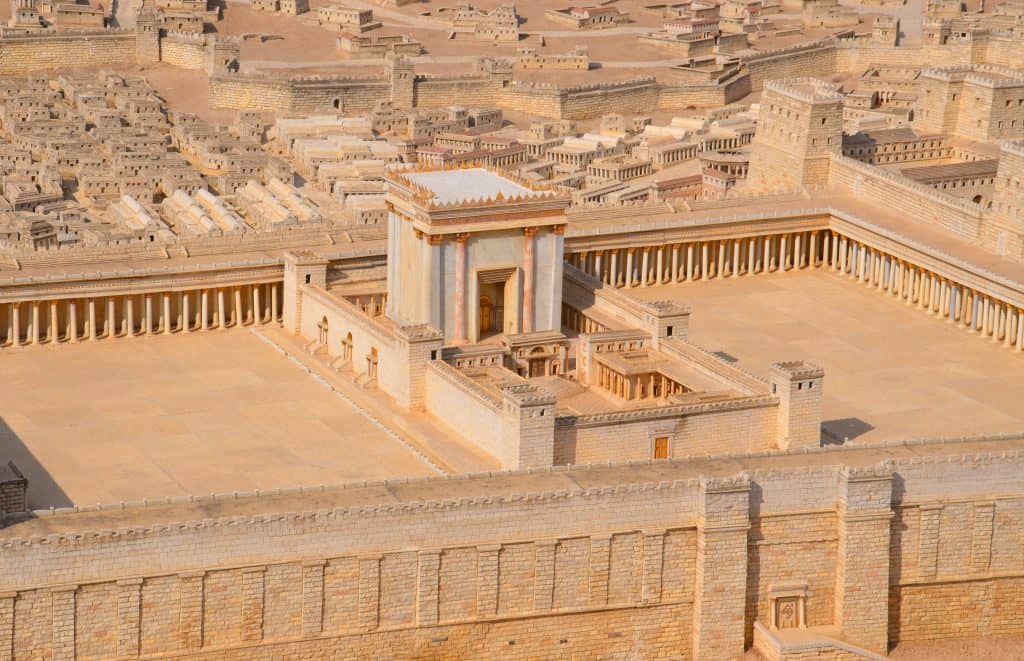 Second Jewish Temple Jerusalem Model Israel Museum