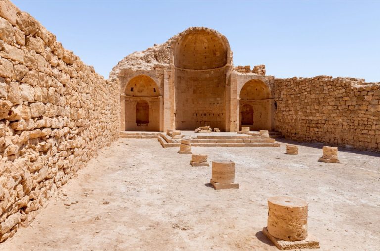 Israel Archaeological One Day Tours - The northern church in ruins of Shivta