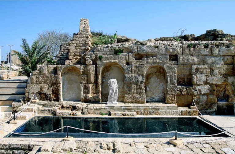 Israel Archaeological One Day Tours - Caesarea Nymphaeum