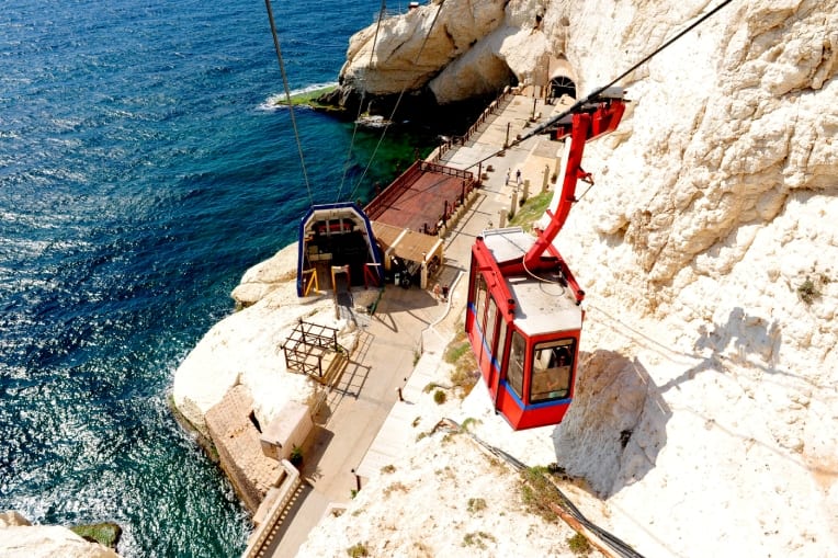 Israel's Shoreline Tour - Rosh Hanikra Cable Car