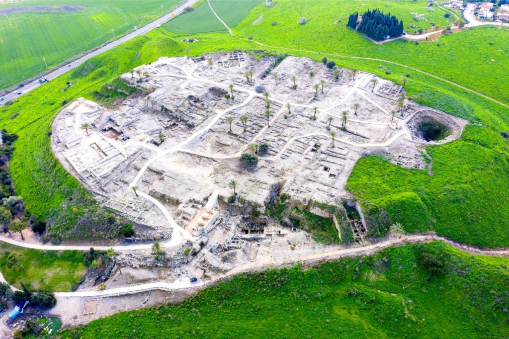 Israel Archaeological Seven Day Tour - Megiddo Aerial