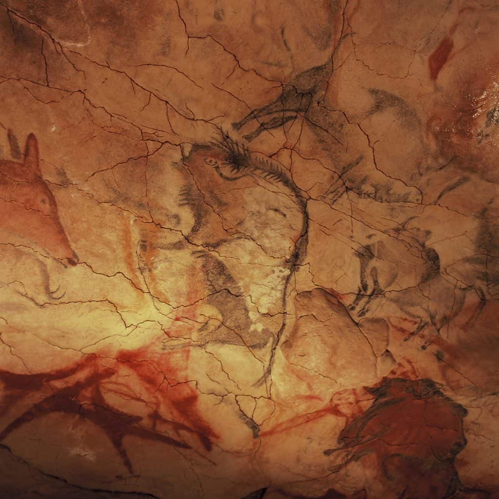 Paleolithic Period Cave Paintings 