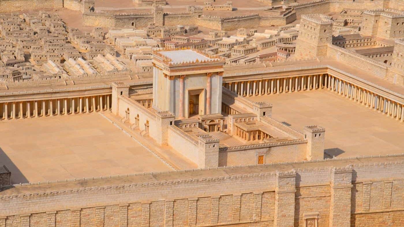 Second Jewish Temple Jerusalem Model Israel Museum