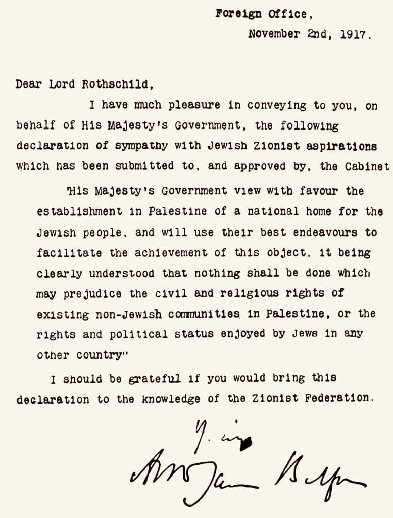 Balfour Declaration