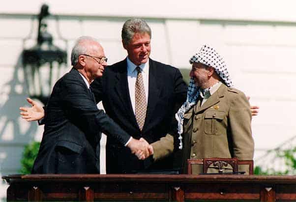 Israeli-Palestinan-Conflict-Rabin-Arafat-Clinton-White-House