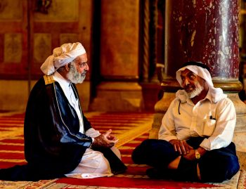 Two Arab Men Talking